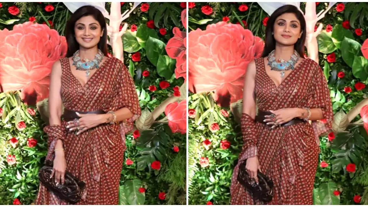 Shilpa Shetty in a Nadima Saqib ruffle saree is the light to behold this Diwali; Yay or Nay? Shilpa Shetty in a Nadima Saqib ruffle saree is the light to behold this Diwali; Yay or Nay?
