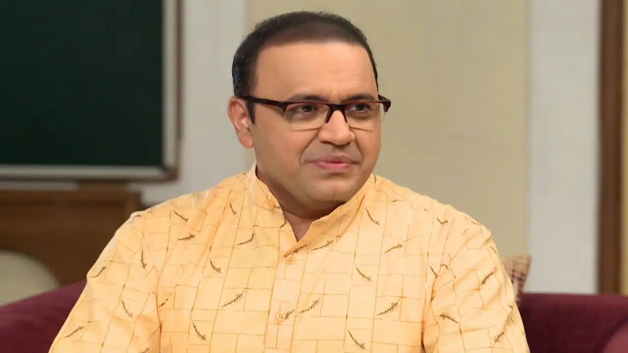 Bhide in a still from Taarak Mehta Ka Ooltah Chashmah (Image source: Sonyliv) Mandar Chandwadkar