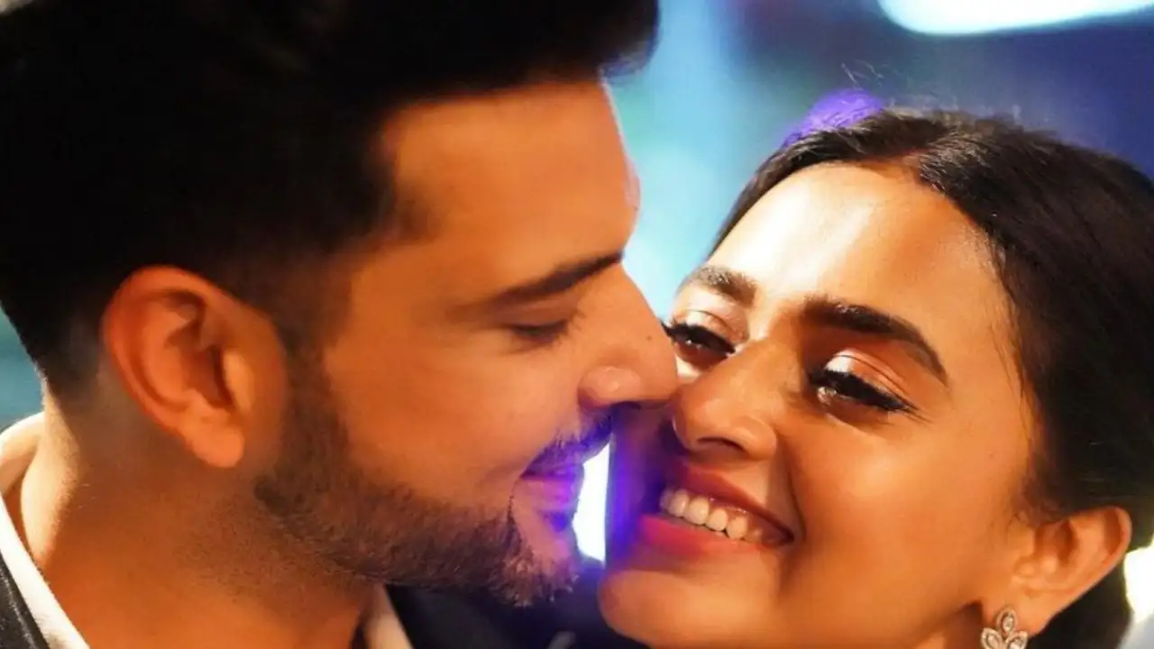 Wedding on the cards? Tejasswi Prakash and Karan Kundrra spotted after family photoshoot PIC Credit: Man.with.a.dreamm