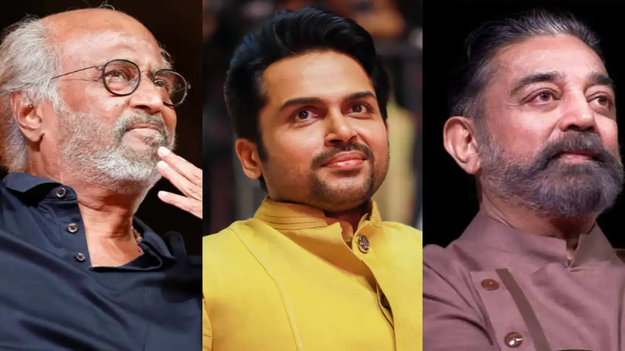 Ponniyin Selvan: Karthi thanks Rajinikanth and Kamal Haasan for their appreciation and inspiration | PINKVILLA Ponniyin Selvan: Karthi thanks Rajinikanth and Kamal Haasan for their appreciation and inspiration | PINKVILLA