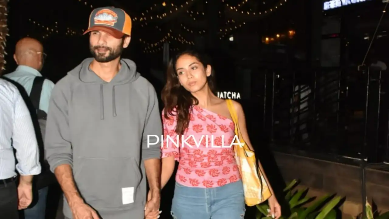 Shahid Kapoor-Mira Rajput walk hand-in-hand as they get clicked in the city; PICS Shahid Kapoor and Mira Rajput
