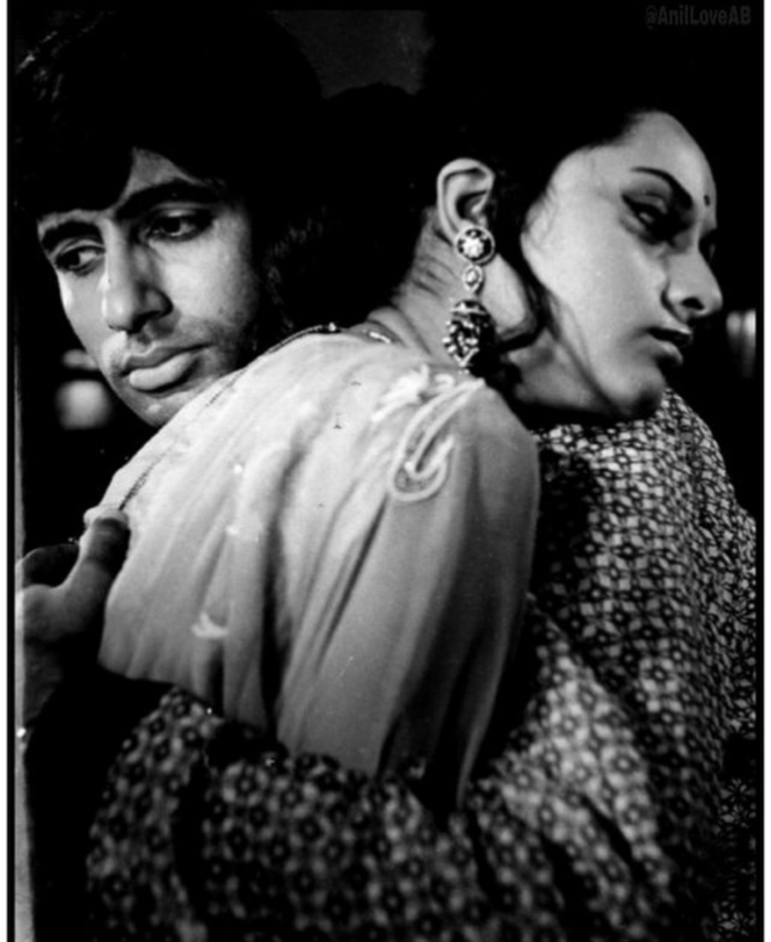 A still from Amitabh Bachchan's first film with his wife Jaya Bachchan