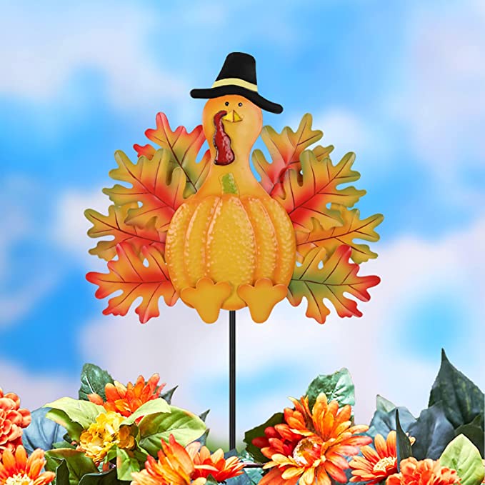 Turkey Garden Stake Thanksgiving Decor