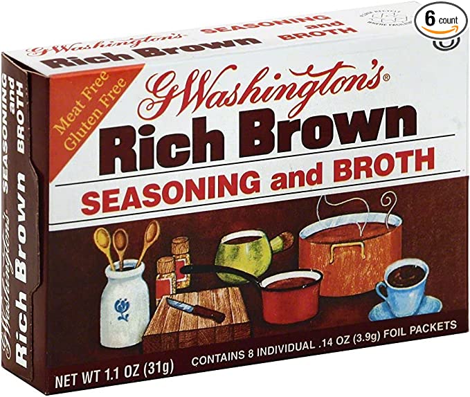 George Washington Traditional Dark Brown Box