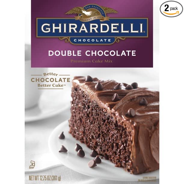 Ghirardelli Chocolate - Double Chocolate Premium Cake Mix