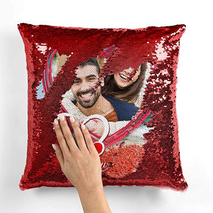 MUKESH HANDICRAFTS Magic Pillow with Personalized Photo