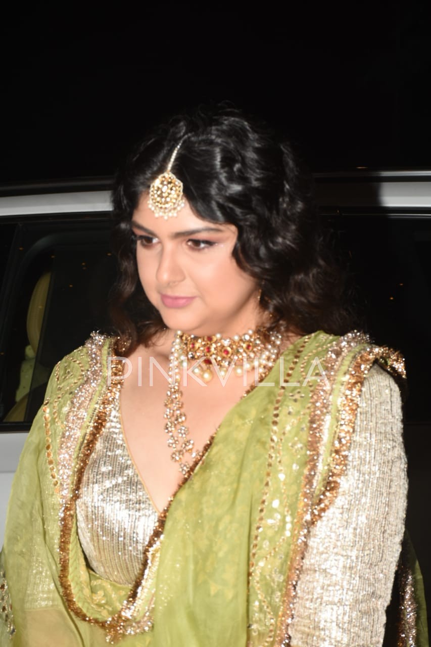 Anshula Kapoor looked like a princess while arriving at Nirmal Kapoor's residence