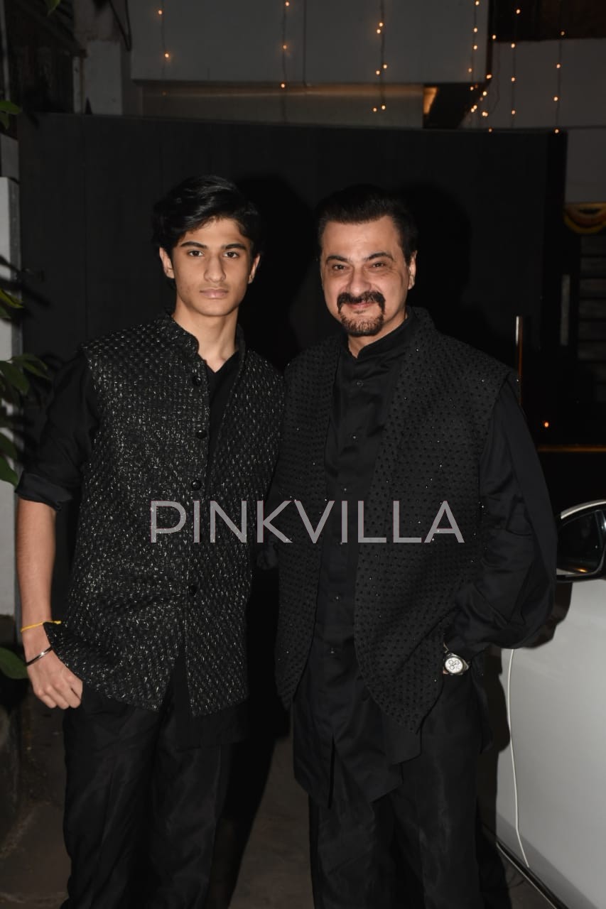 Sanjay Kapoor and Jahaan Kapoor aced their look in black attire