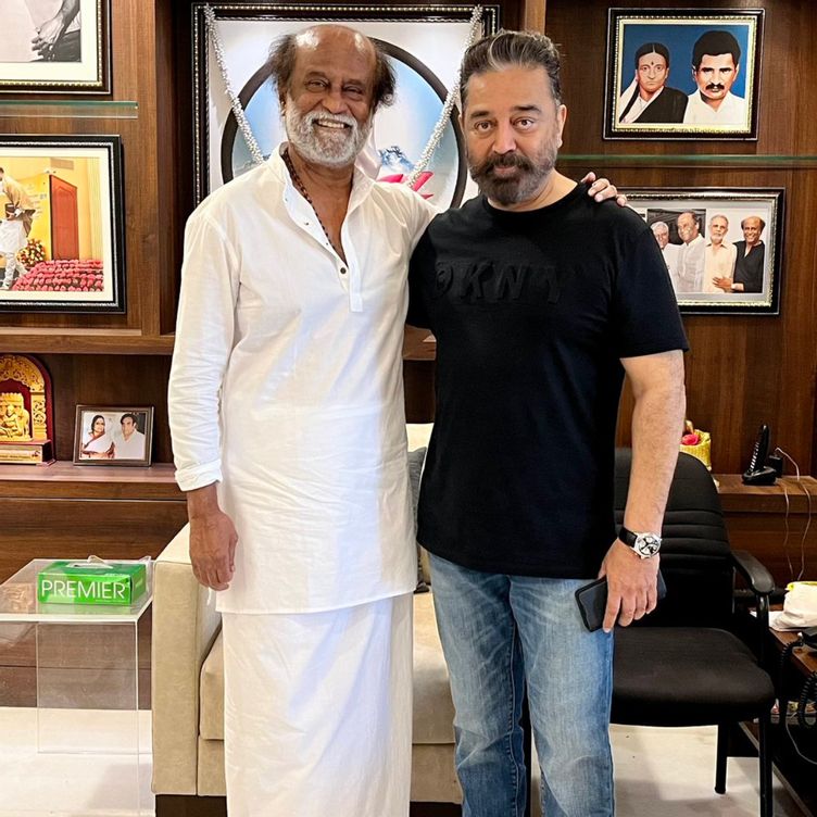 Rajinikanth and Kamal Haasan pic