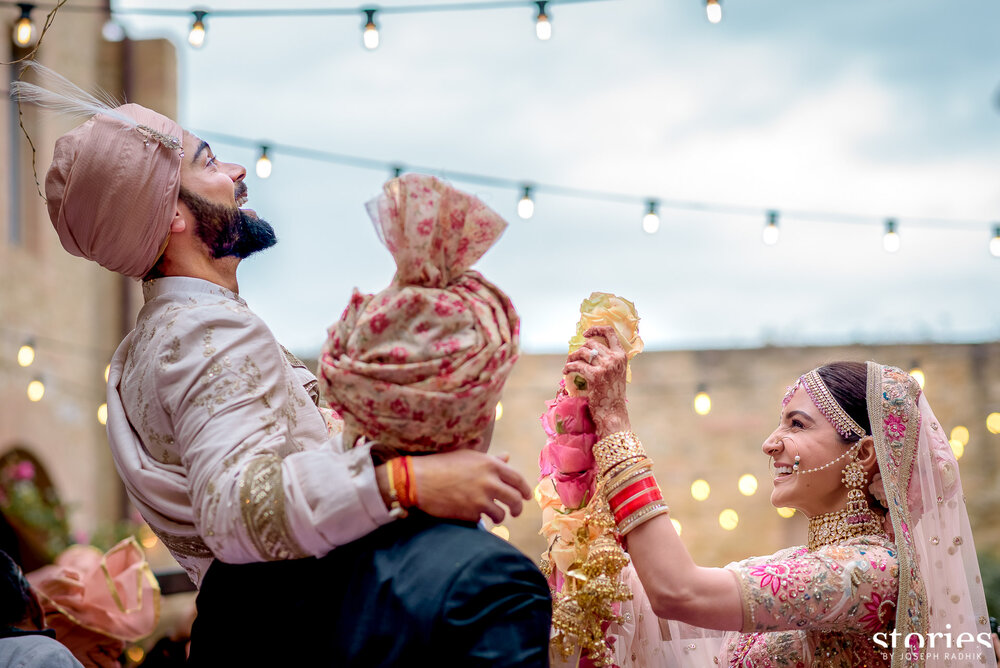 Anushka Sharma and Virat Kohli's wedding (Pic Credit: Stories by Joseph Radhik)