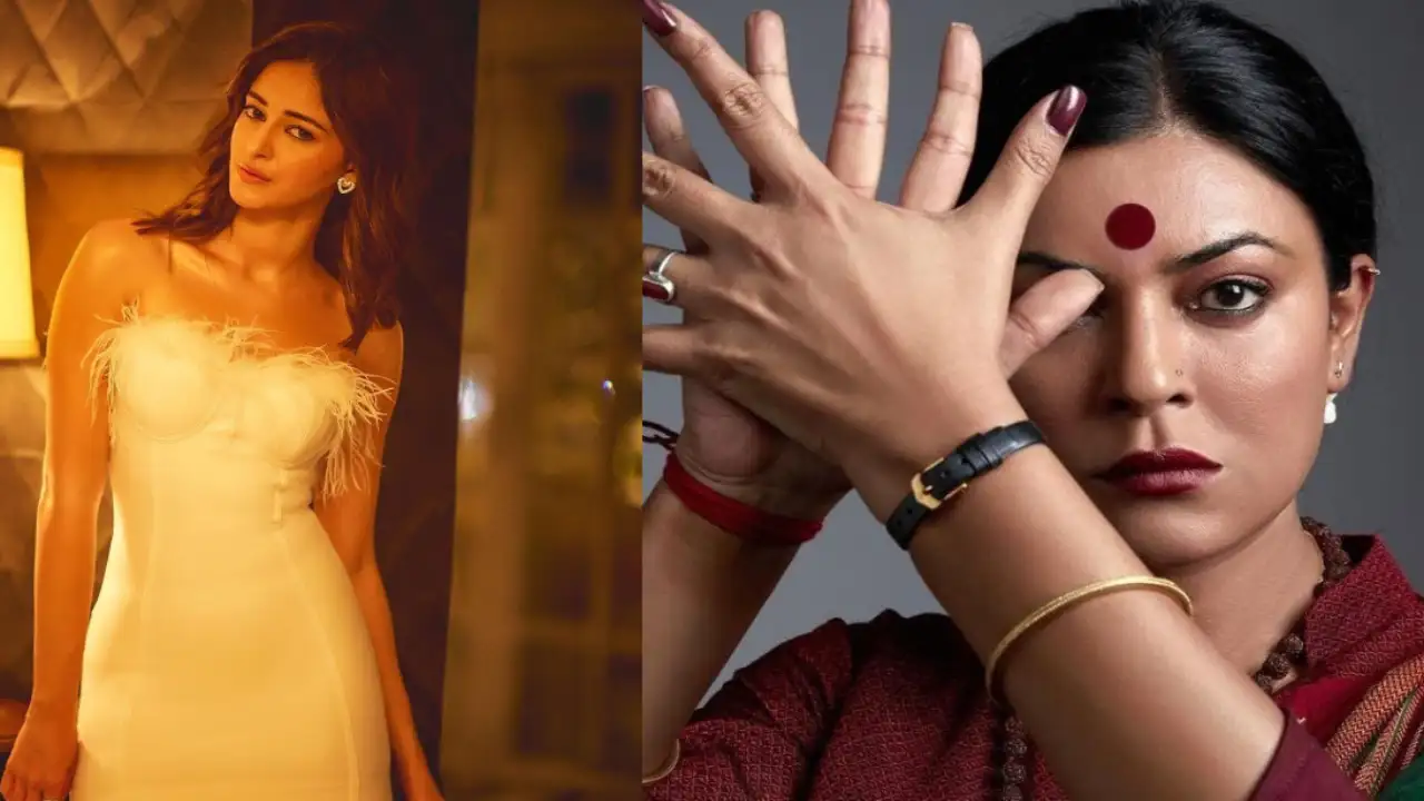 Ananya Panday gets ignored by Aryan Khan; Sushmita Sen shares new look from Taali (Credit: Ananya Panday Instagram, Sushmita Sen Instagram) Ananya Panday, Aryan Khan, Sushmita Sen