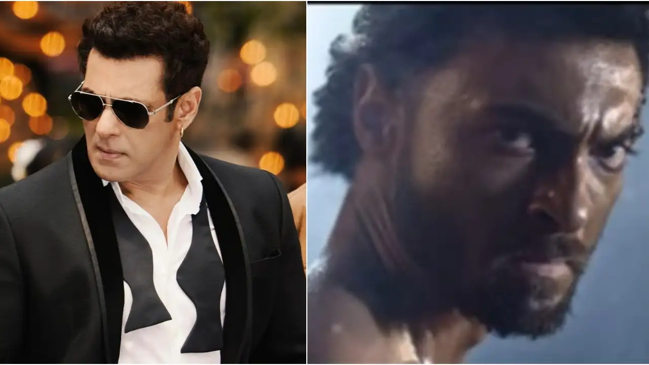 Picture Courtesy: Salman Khan Twitter Salman Khan's still from Kisi Ka Bhai Kisi Ki Jaan / Aayush Sharma's still from AS03