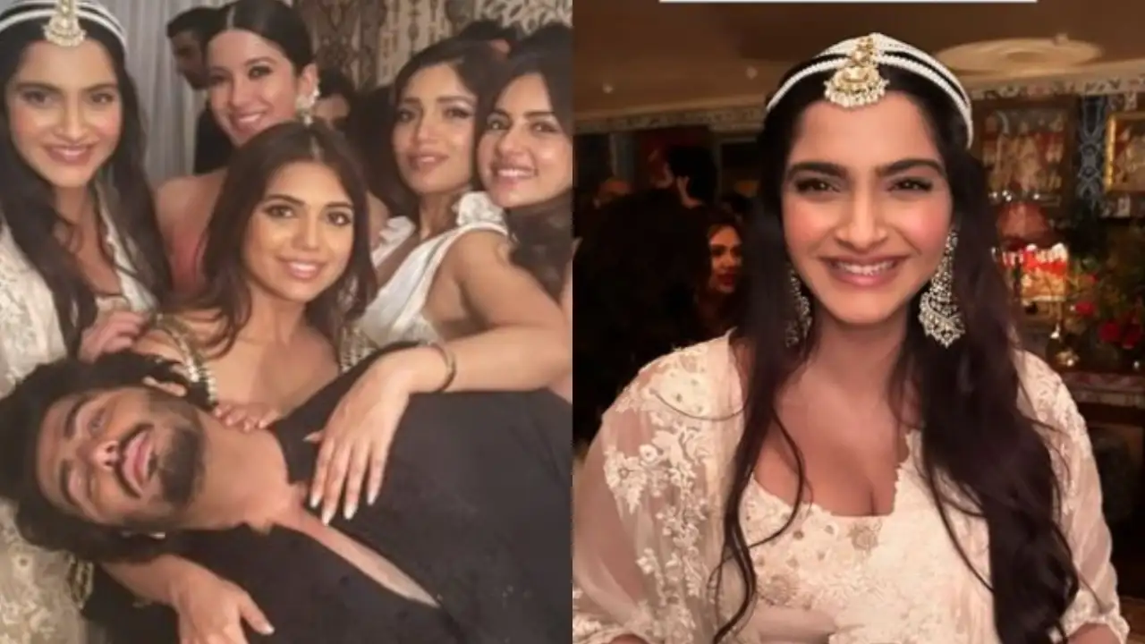 Pictures from Sonam Kapoor's Diwali Bash. 