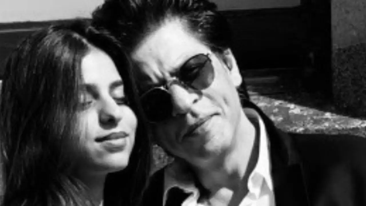 Shah Rukh Khan with his daughter Suhana Khan