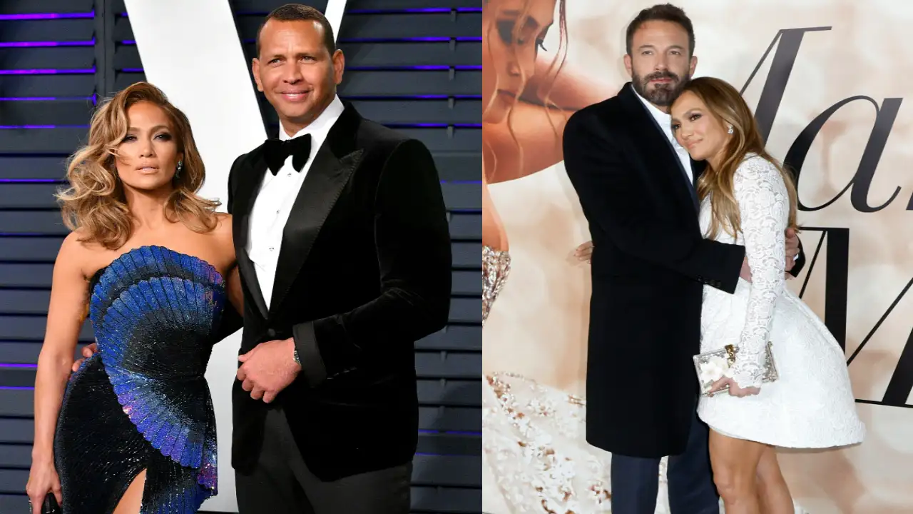 Alex Rodriguez and Jennifer Lopez were engaged from March 2019 to April 2021. Getty Images