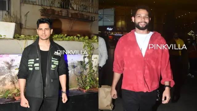Sidharth Malhotra promotes Thank God, Siddhant Chaturvedi snapped at airport looking dapper