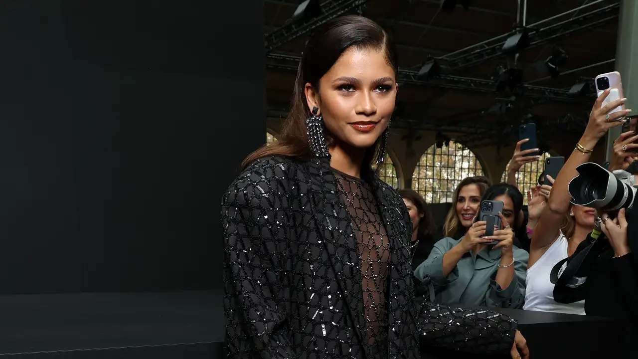 PHOTOS: Zendaya Slays In A Sheer Bodysuit As She Makes An Look At Paris ...