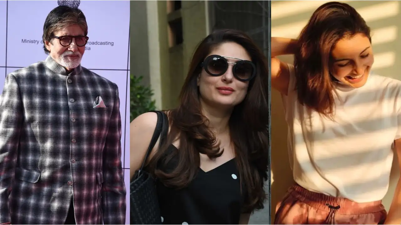 Amitabh Bachchan, Kareena Kapoor Khan and Anushka Sharma Picture Courtesy: Pinkvilla/Instagram