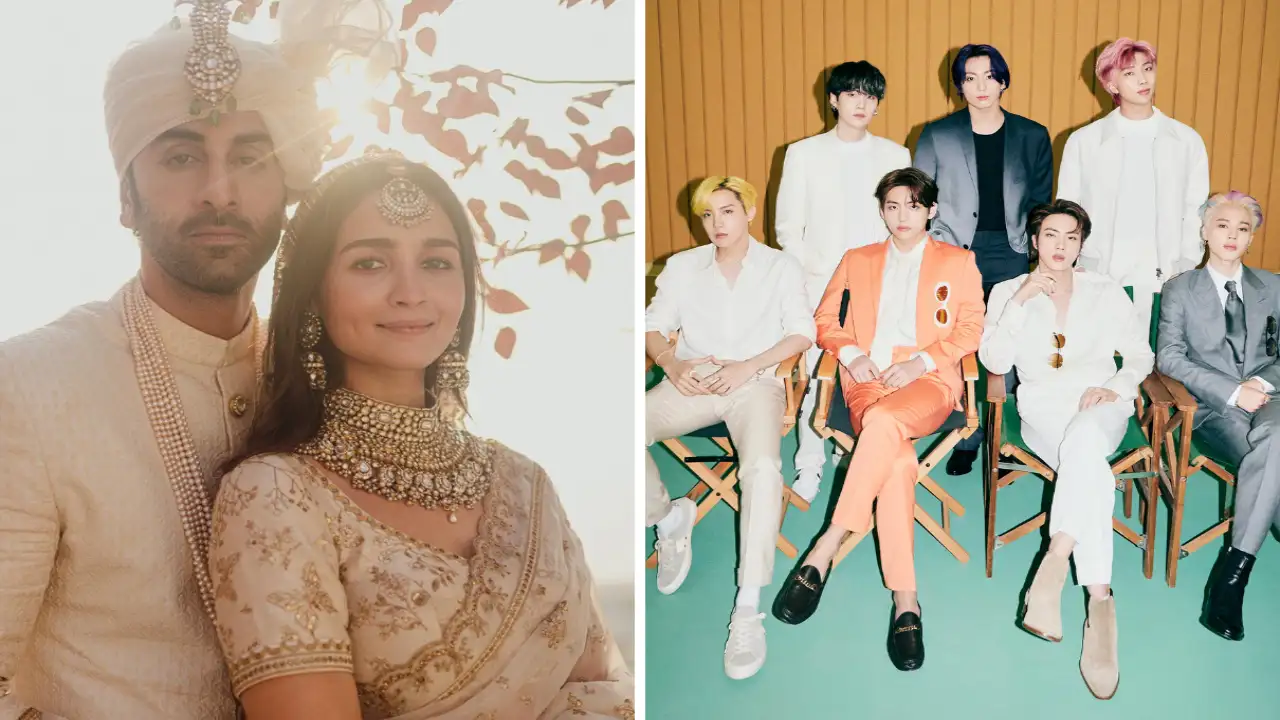 Alia Bhatt & Ranbir Kapoor/BTS Concept Photo; Picture Courtesy: Instagram/aliaabhatt; BIGHIT MUSIC Alia Bhatt & Ranbir Kapoor/BTS Concept Photo; Picture Courtesy: Instagram/aliaabhatt; BIGHIT MUSIC