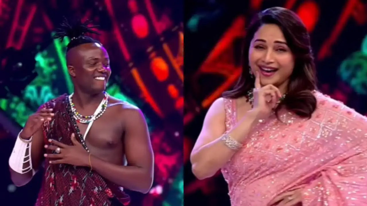 Madhuri dance with Kili P Madhuri dance with Kili P