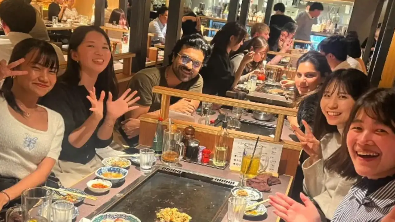 Ram Charan has a gala time in Japan with Upasana Kamineni and friends; Check out the PHOTO