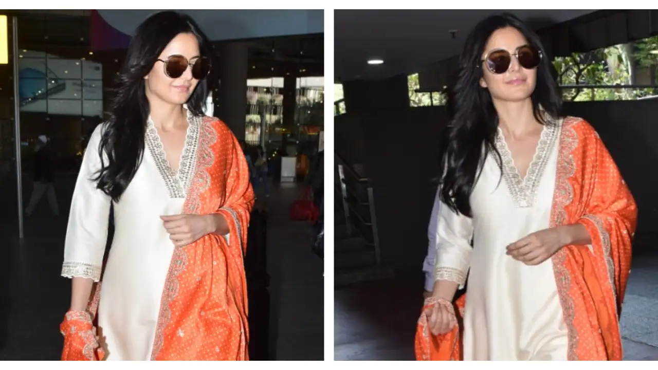 Katrina Kaif’s ivory kurta set paired with Fizzy Goblet juttis are desi glam goals Katrina Kaif’s ivory kurta set paired with Fizzy Goblet juttis are desi glam goals