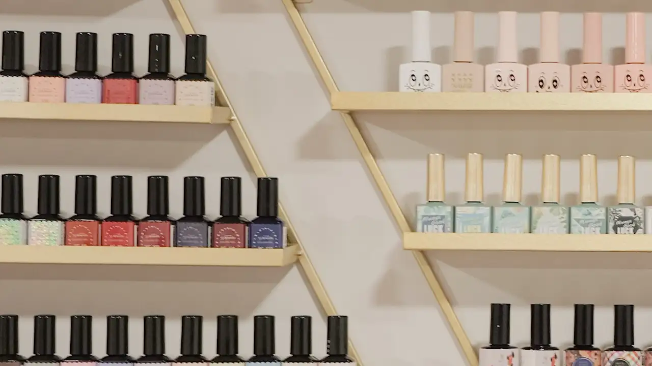 How To Hang Nail Polish Racks | MissJenFABULOUS - YouTube