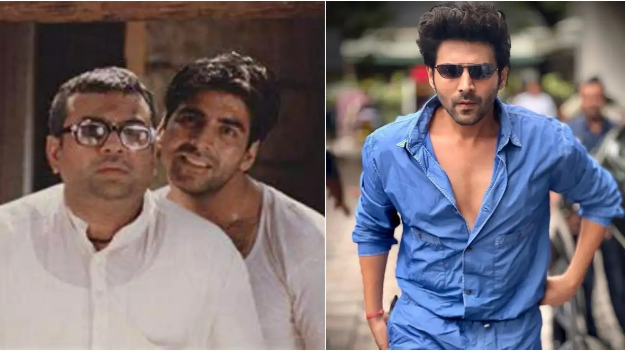 Picture courtesy: Kartik Aaryan Instagram / Screengrab from Hera Pheri trailer Screengrab from Hera Pheri trailer / Kartik Aaryan looks dapper
