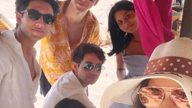 The Archies: Suhana Khan, Agastya Nanda, Tara Sharma chill at a beach during ‘break day’ in this UNSEEN PIC