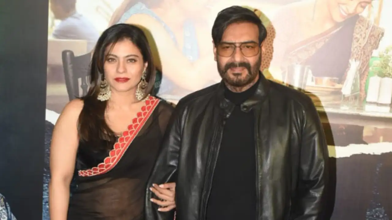 Bewitching in Black: Ajay Devgn and Kajol cast a magical spell on the red carpet at Drishyam 2 premiere; PICS