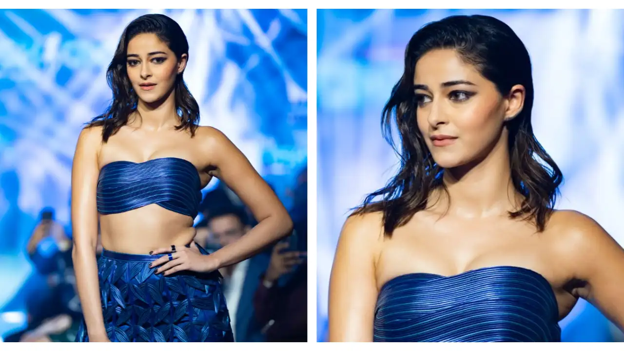 Ananya Panday sets the ramp on fire in a Rimzim Dadu co-ord set 