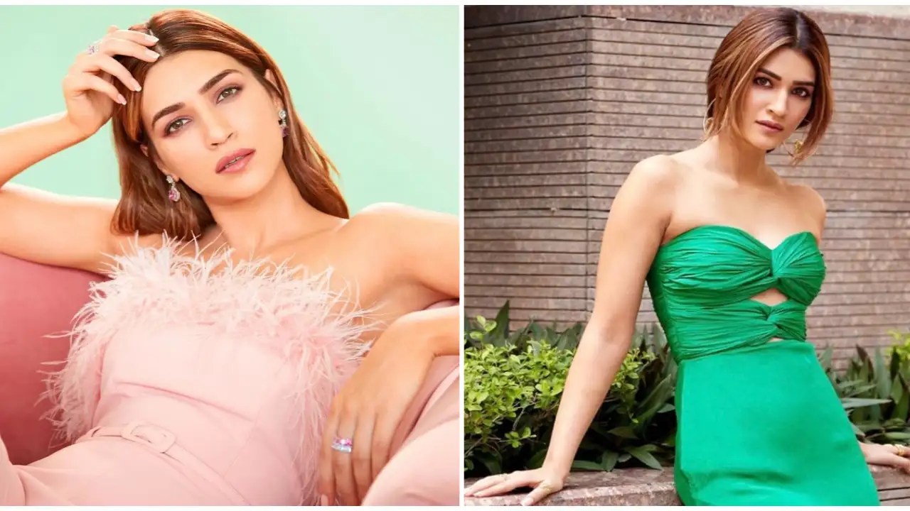 Kriti Sanon in a Nadine Merabi jumpsuit and Intrinsic dress shows us glam party-starter looks Kriti Sanon in a Nadine Merabi jumpsuit and Intrinsic dress shows us glam party-starter looks