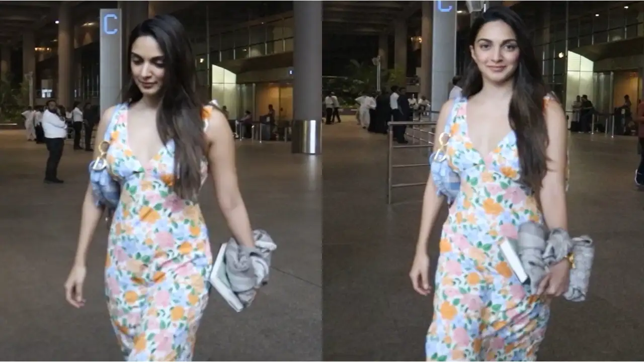 Kiara Advani’s floral midi dress is all things fun and flirty; Its COST will leave you surprised 