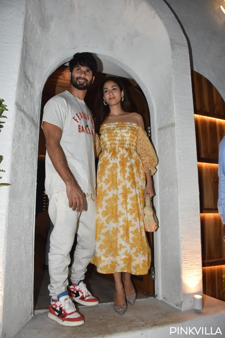 Shahid Kapoor and Mira Rajput were spotted in the city