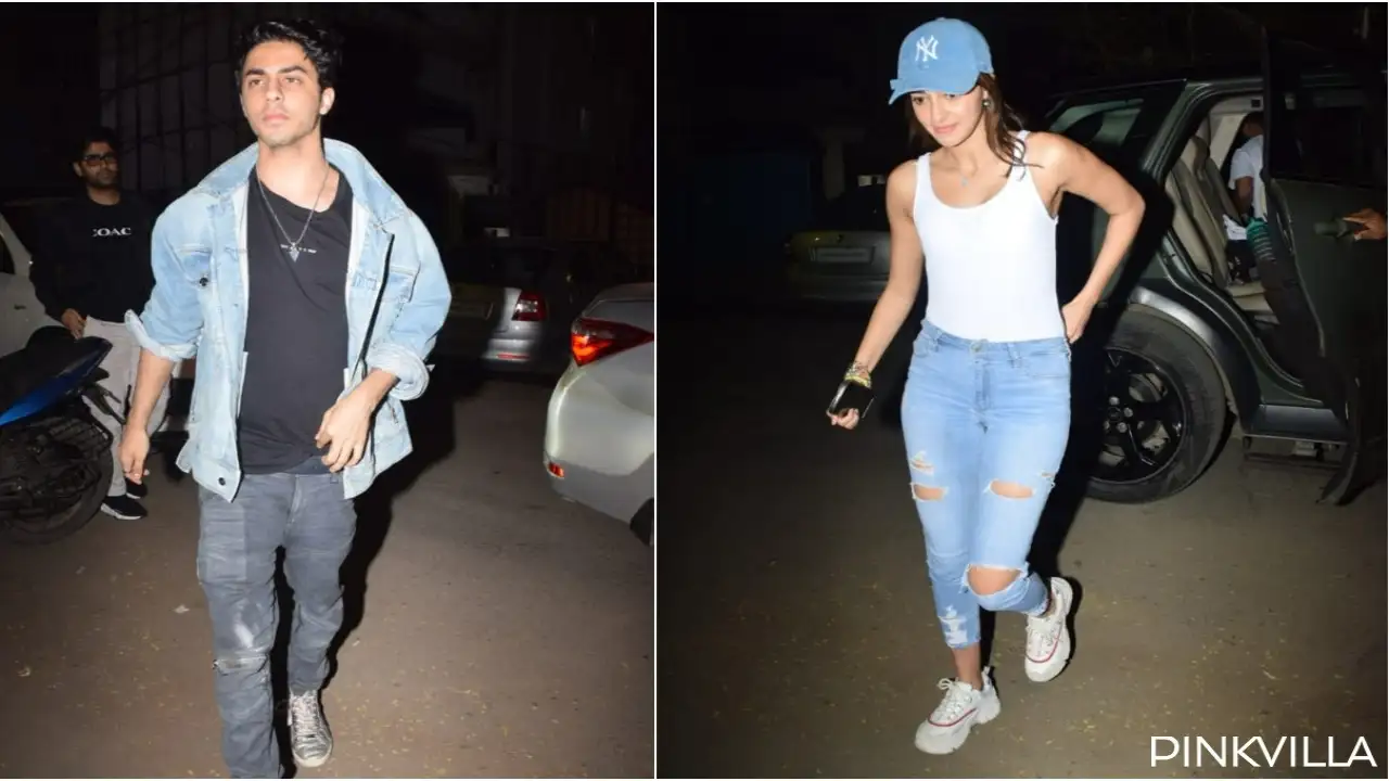Picture courtesy: Manav Manglani Aryan Khan and Ananya Panday spotted in the city