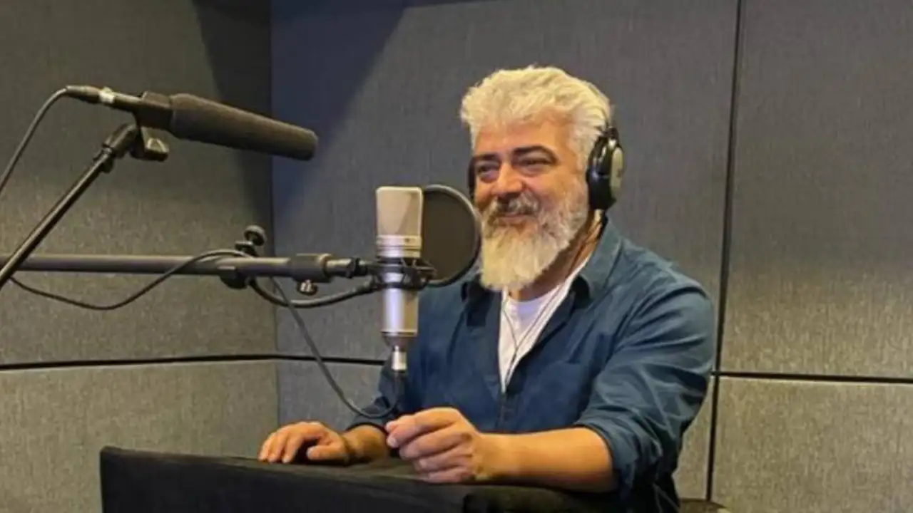 Ajith Kumar commences dubbing for Thunivu Photo Courtesy: (Instagram)