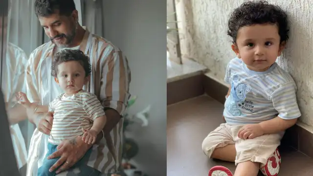 Baby Nirvair Rai is a copy-paste version of his dad Suyyash Rai, See EXCLUSIVE PICS to believe