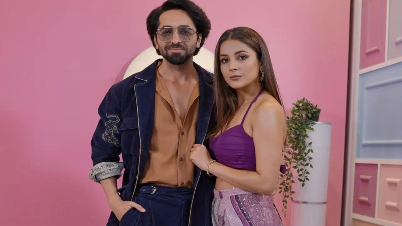 Ayushmann Khurrana teases Shehnaaz Gill Ayushmann Khurrana teases Shehnaaz Gill