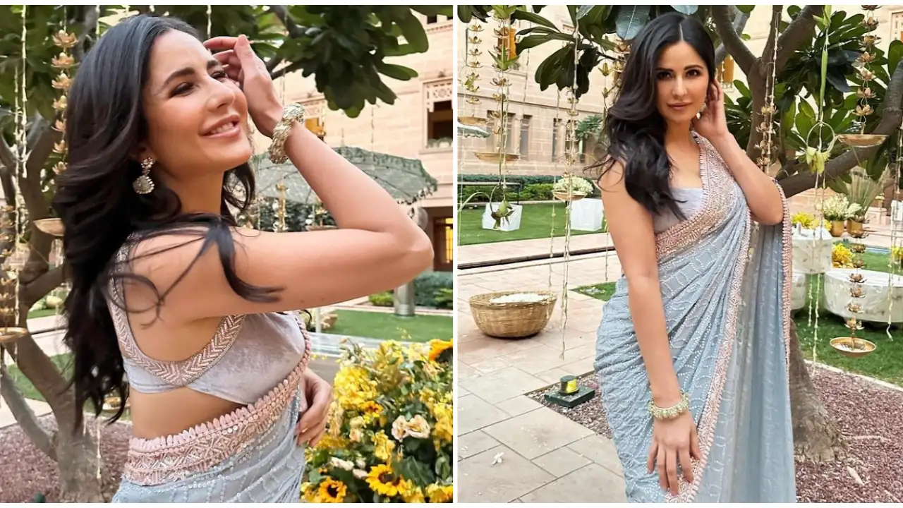 Katrina Kaif in a Manish Malhotra saree shows a dazzling desi day is officially here; Yay or Nay? 