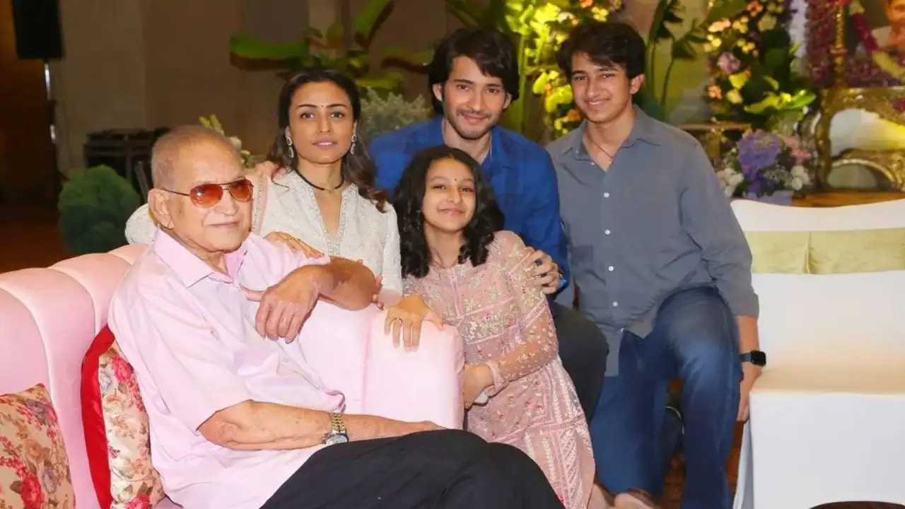 Superstar Krishna's family moments Photo Courtesy: (Instagram)