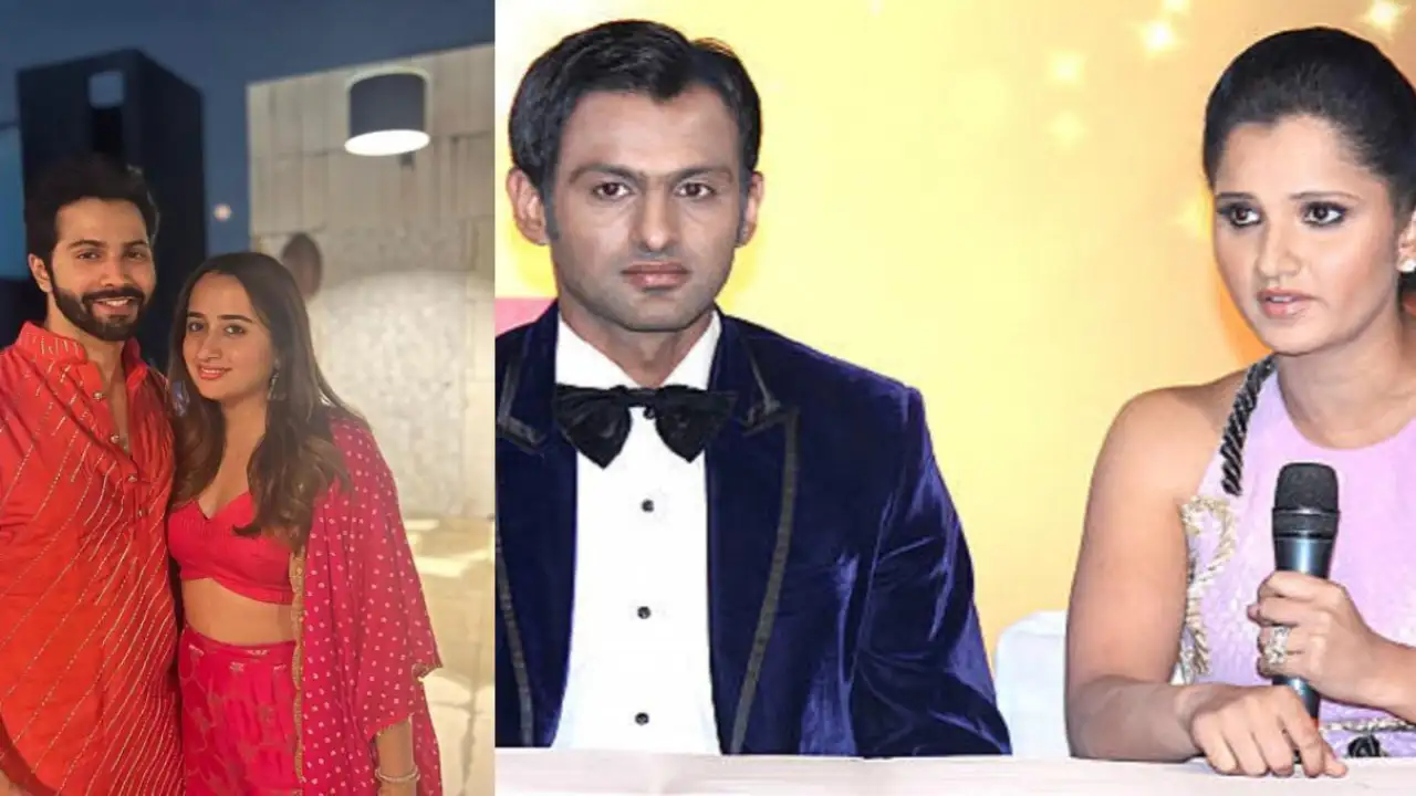 Top Bollywood developments are here for you! Do have a look. Varan-Natasha's image from Varun's Instagram, Sania Shoaib Image from Getty Images