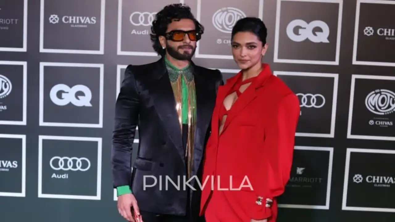 Ranveer Singh and Deepika Padukone arrived together at an awards show on Thursday evening. (Images: Manav Manglani)