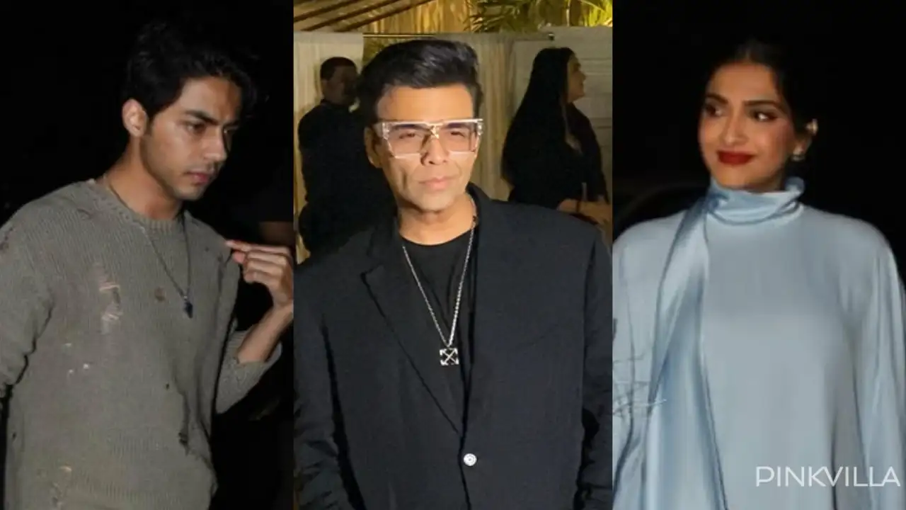 Image credits: Manav Manglani, Pinkvilla Instagram Karan Johar, Sonam Kapoor, Aryan Khan