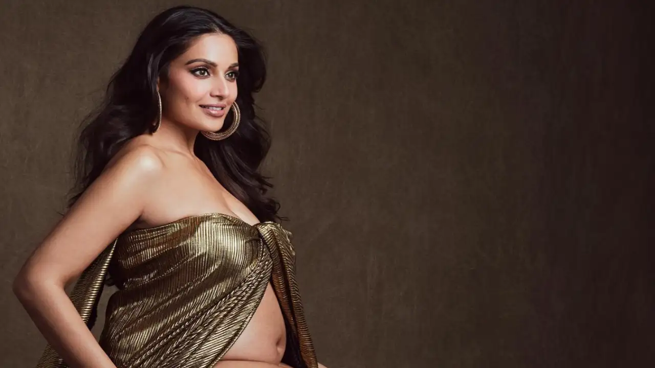 Bipasha Basu takes maternity fashion a notch higher, flaunts her baby bump and pregnancy glow; PIC