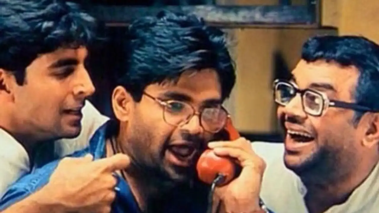 Akshay Kumar to be a part of Hera Pheri 3? Read on what Suniel Shetty has to say. (Image from YouTube)
