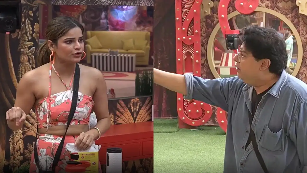 Bigg Boss 16 contestant Archana Gautam and Sajid Khan (Image Source: Voot) Archana Gautam and Sajid Khan