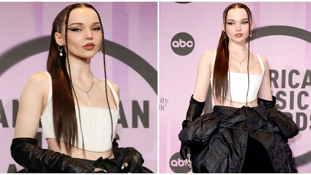 AMAs 2022: Dove Cameron in Marc Jacobs monochrome ensemble is a lesson on all things fabulous 