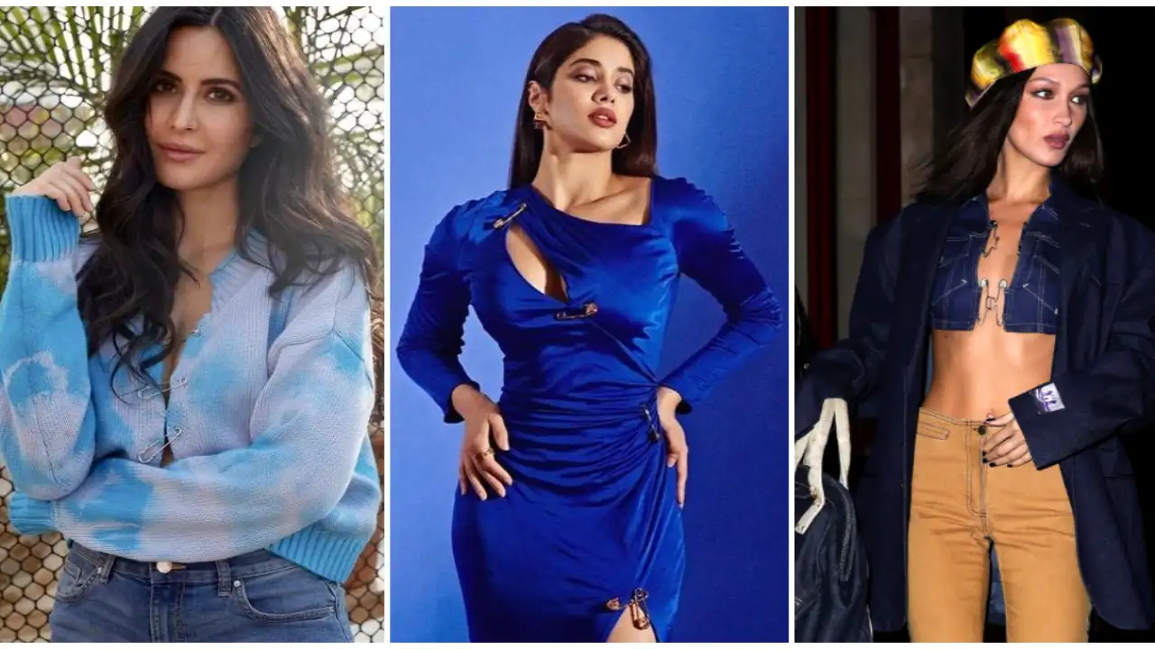 Katrina Kaif, Janhvi Kapoor to Bella Hadid: 6 Divas who tested the 'safety pin' fashion trend Katrina Kaif, Janhvi Kapoor to Bella Hadid: 6 Divas who tested the 'safety pin' fashion trend