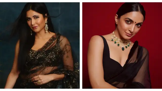 Katrina Kaif to Kiara Advani: 5 B-town-inspired black saree looks you must bookmark for wedding season