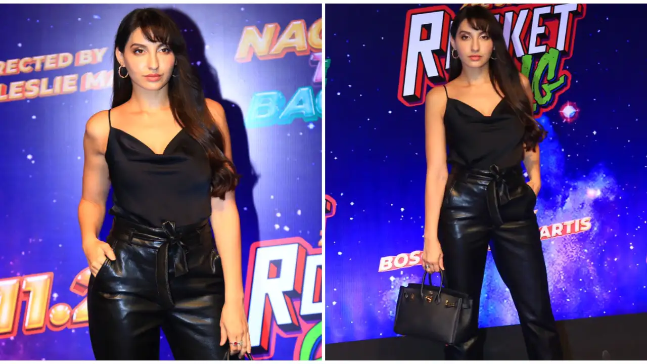 Nora Fatehi's Hermès bag is as spot-on as her pointed-toe pumps and black outfit; Yay or Nay? 